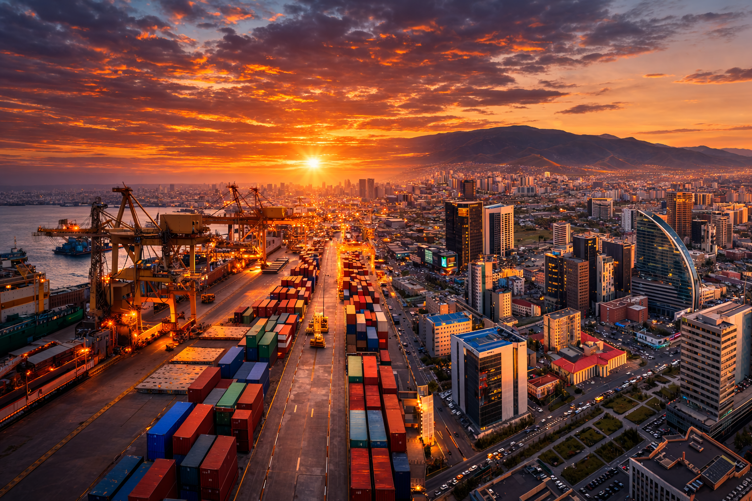 Global logistics and container port operations